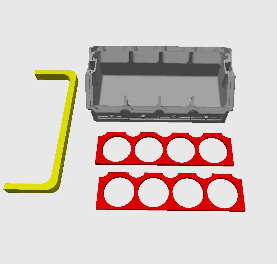 V8 ENGINE BLOCK CAN COOLER / HOLDER