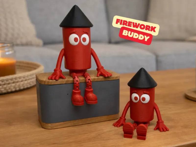 FIREWORK BUDDY / SILVESTER BUDDY / SILVESTER DECOR