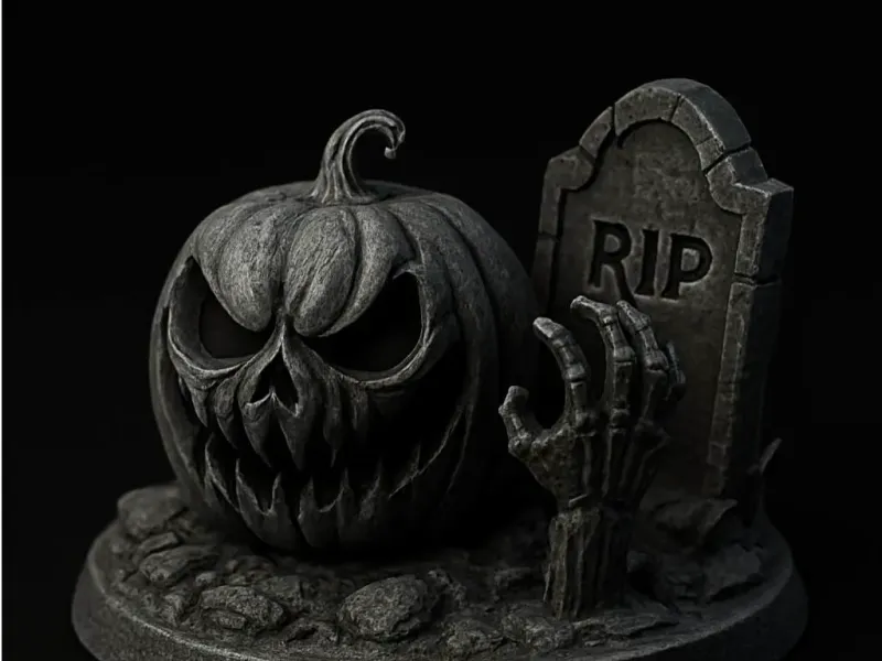 scary hallowen 3d printable figure
