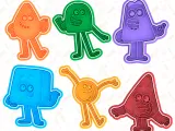 Colour Blocks cookie cutter set of 6-0