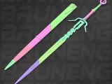 Witcher 4 Ciri cosplay silver sword 3d print model-3