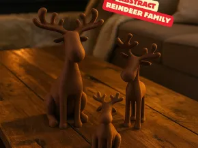 REINDEER FAMILY ABSTRACT