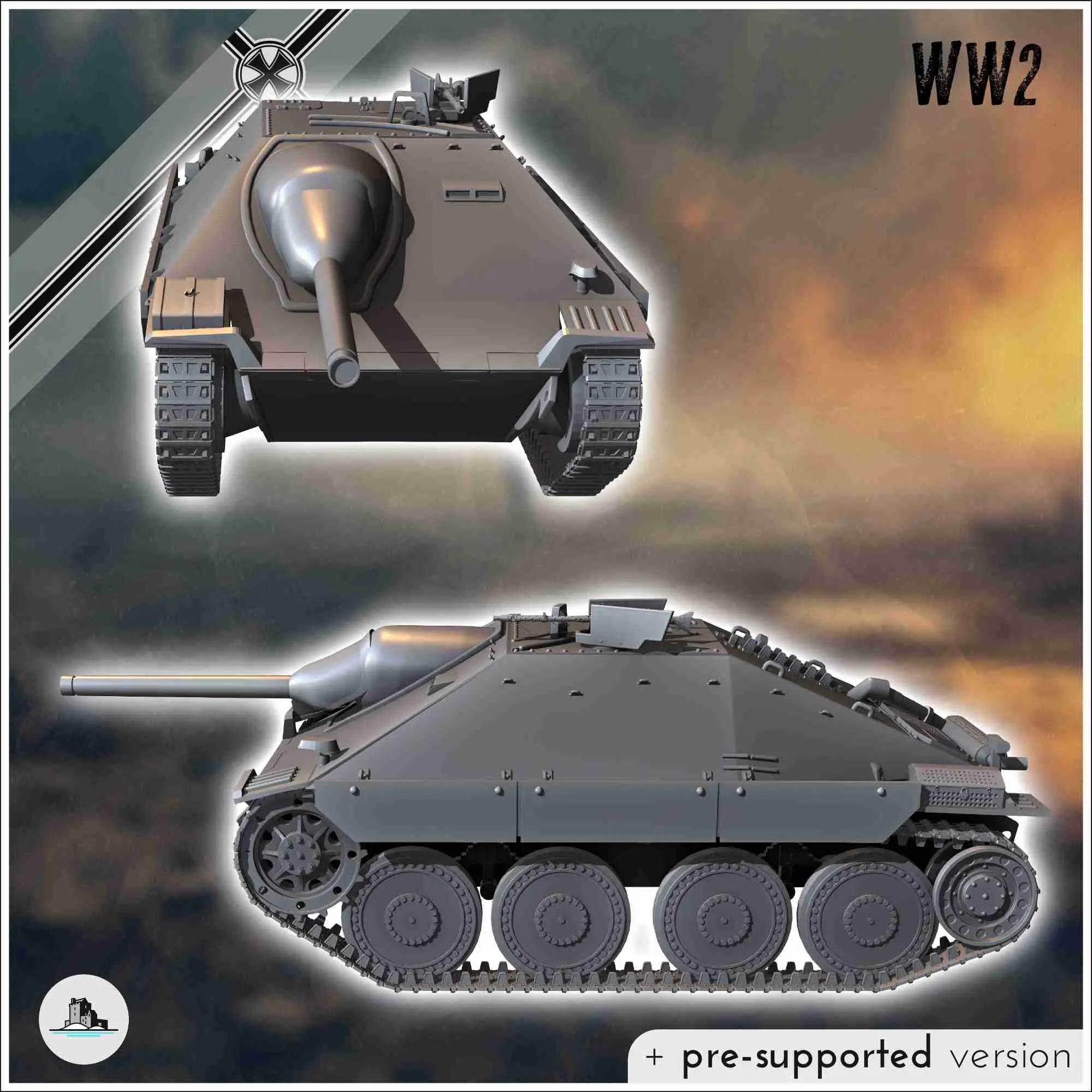 Jagdpanzer 38(t) Hetzer (Sd.Kfz. 138-2) - Germany WW2 WWII H