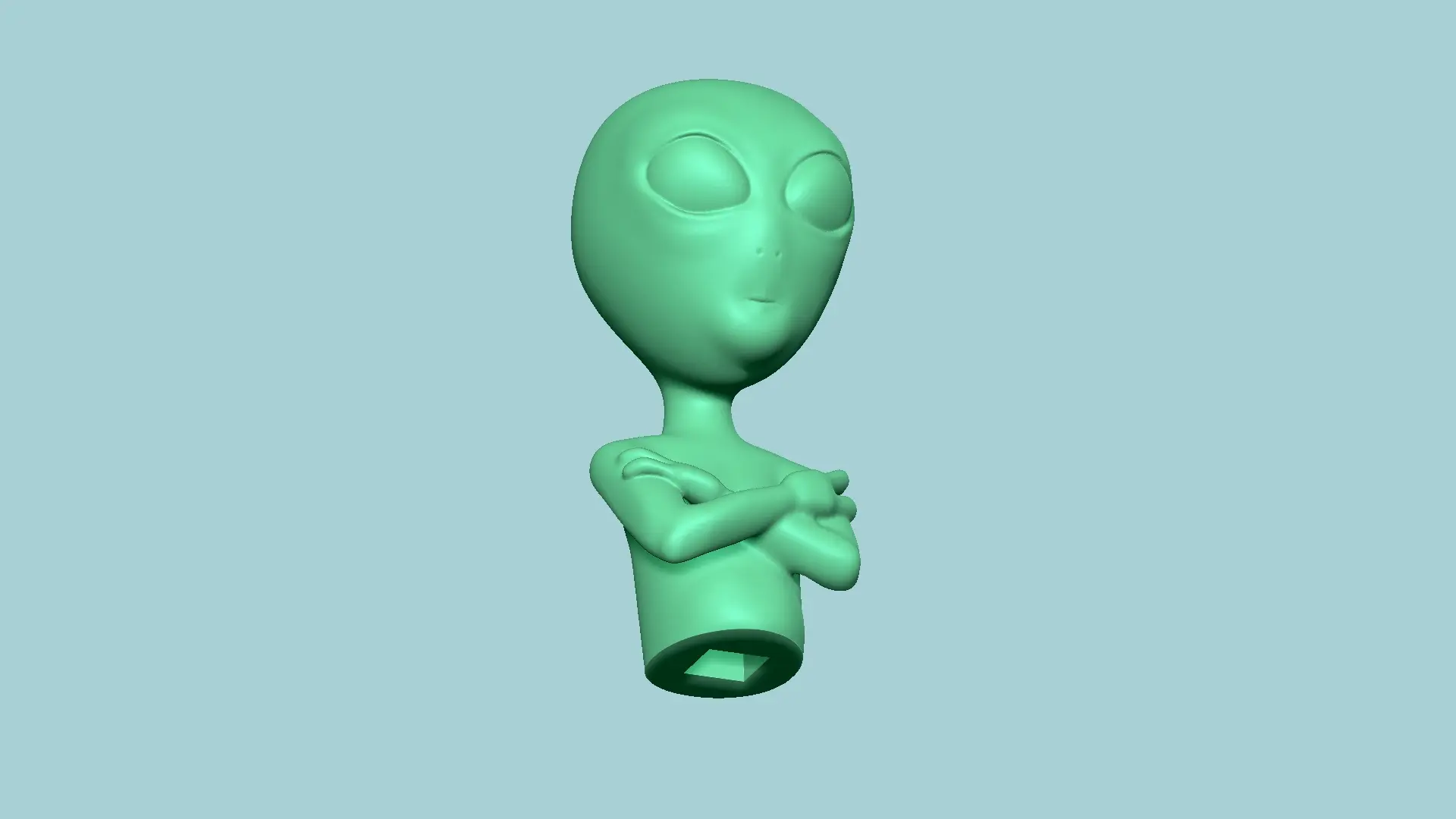 Llavero Alien - Cuerpo Completo Regalo Divertido