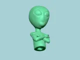 Alien Keychain - Complete Body Funny Gift-5