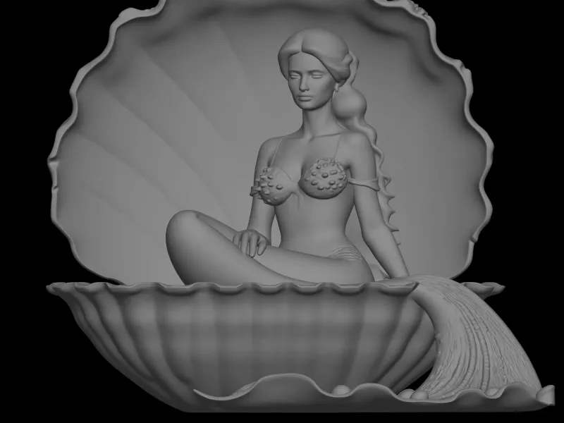 Mermaid and Oyster