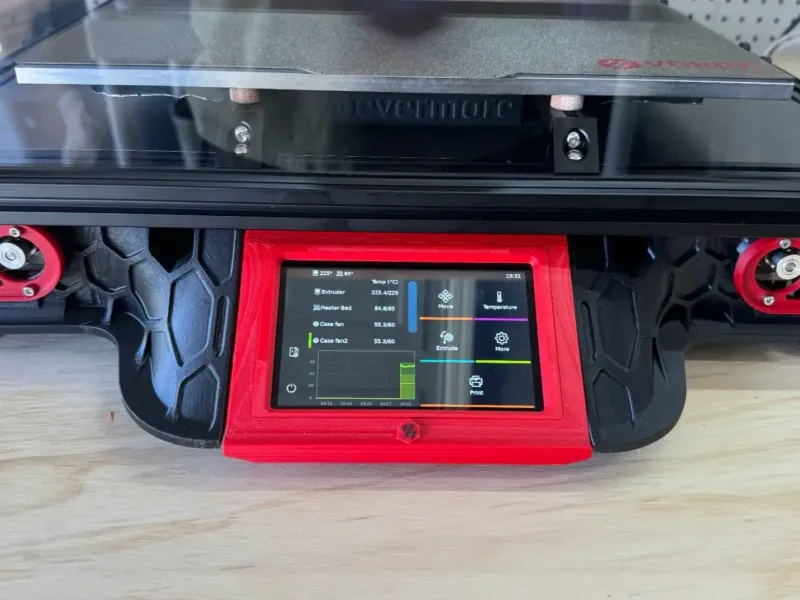 BTT HDMI5 Screen Mount For Voron 2.4 extended For Door