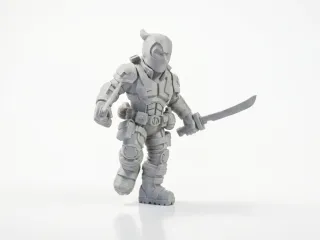 Cute Deadpool Chibi Figurine 3D Printable
