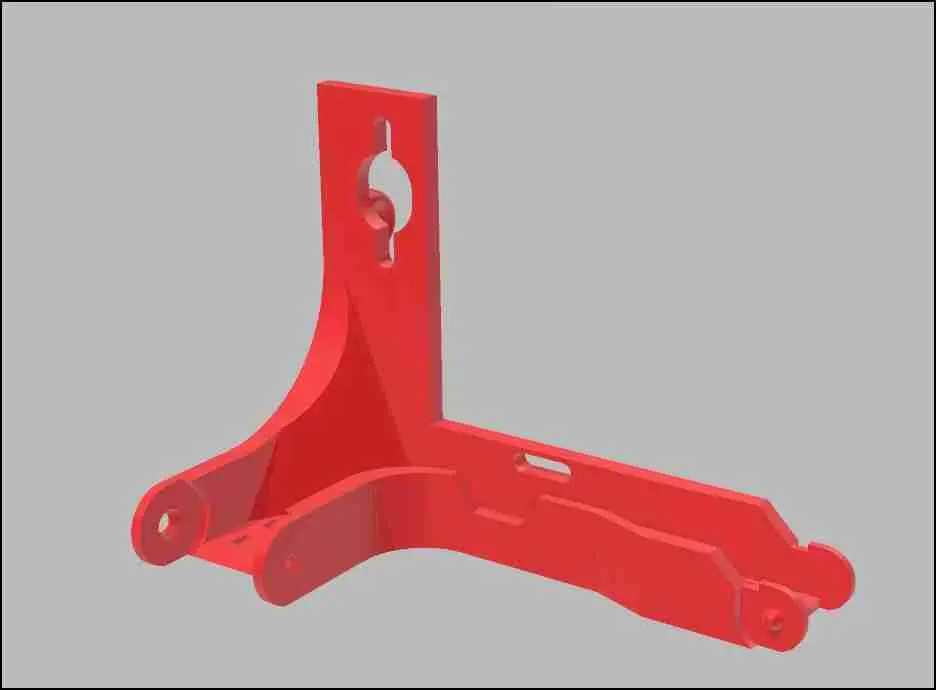 Адаптер для экструдера Ender 3 Neo V2 с кабельной цепью