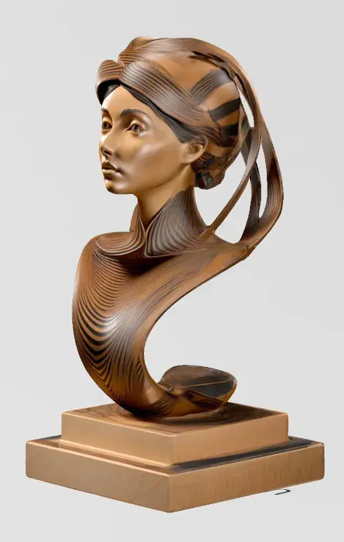 Woman Bust Decoration