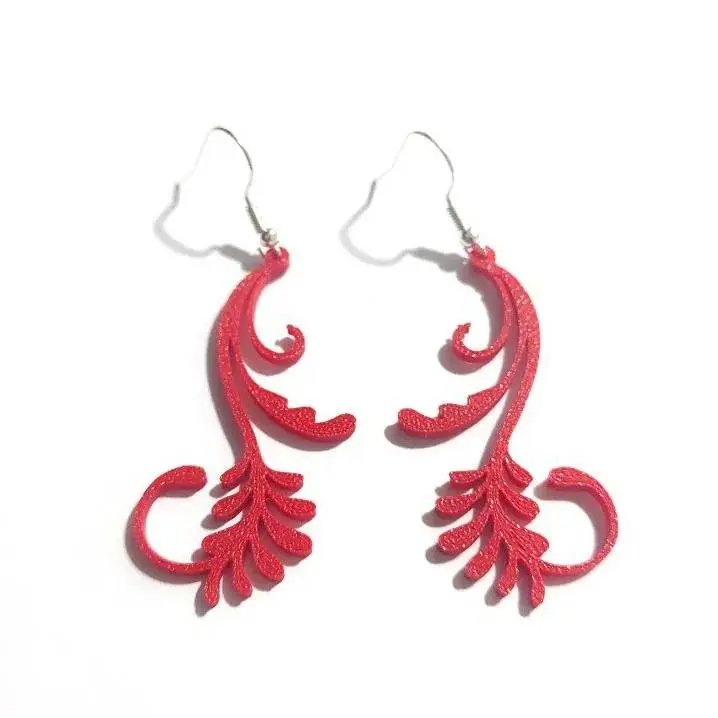 Scarlet Fern - Earrings