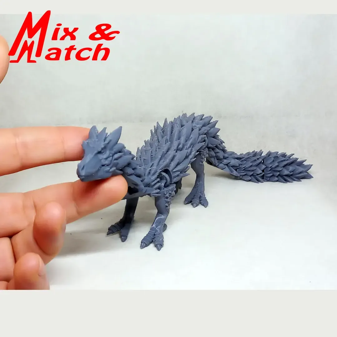 Mix and Match dragon V001 (No Supports needed)