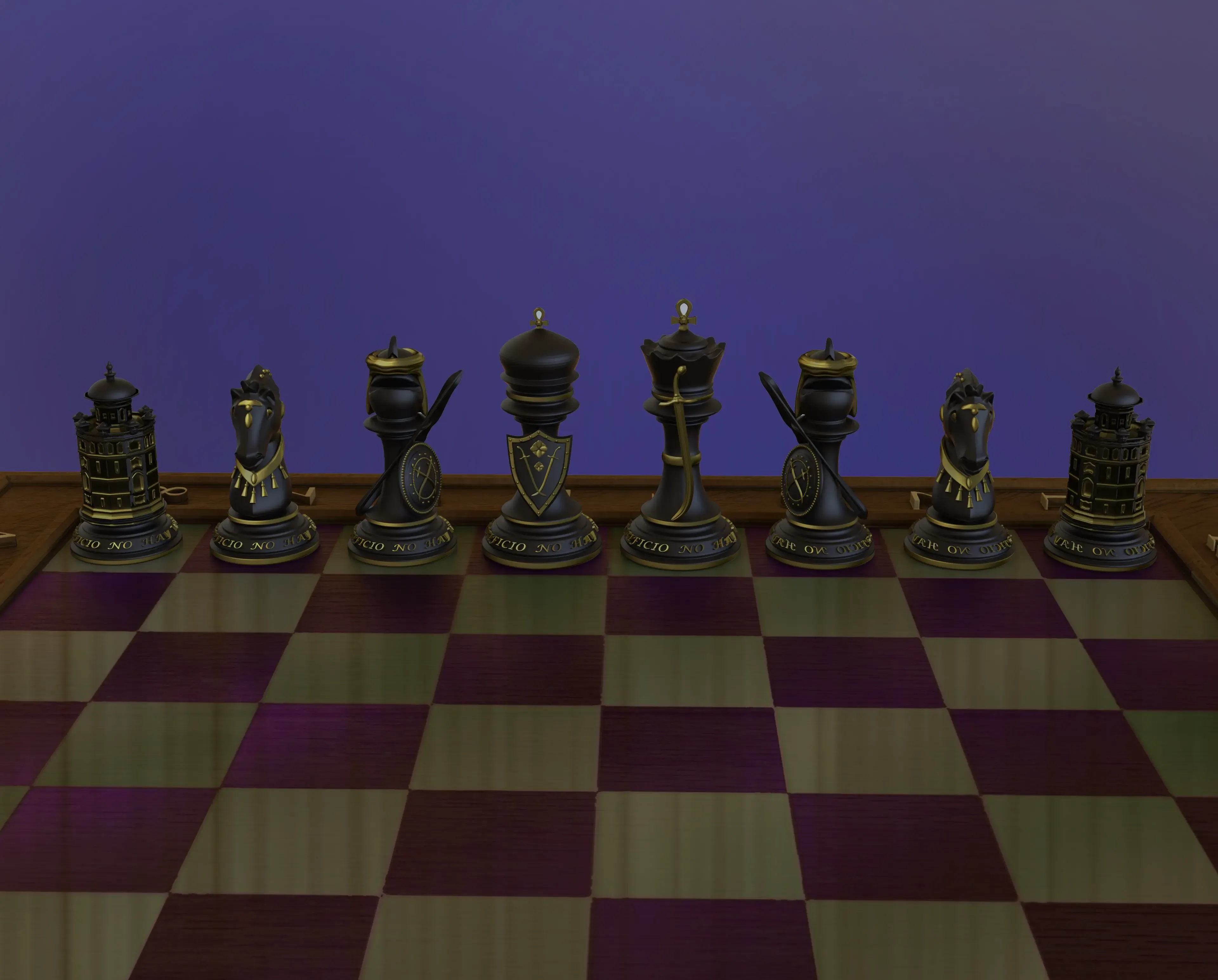 Chess, Arab and Roman Chess Pieces