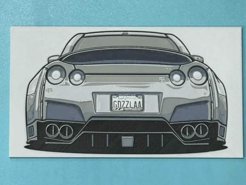 R35 GTR Hueforge Art