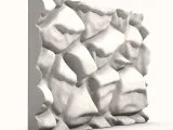 Medieval Rubble Stone Wall Section-1