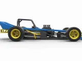 Diecast Supermodified front engine race car Scale 1 to 25-7