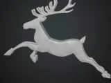 running reindeer - simple-0