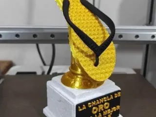 Trofeo chancla mamá 