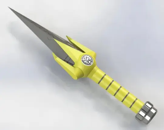Other STL Download - MMPR - Yellow Ranger Power Daggersby R4G3RUNN3R