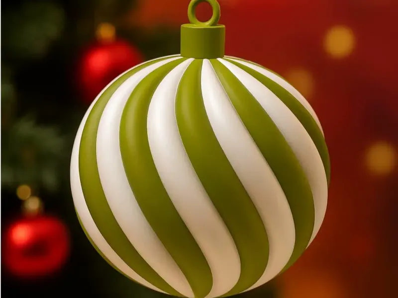 ✨🎄 Bola Espiral 3D ✨🎄