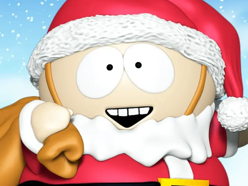 Cartman Santa Claus Figurine for Christmas