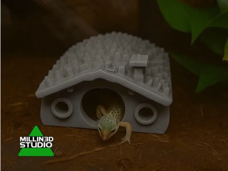 Hobbit House Inspired for Pets Hide Lizards Geckos Hamster