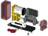 Miniature N20 Motor Winch RC 1/12, 1/6-2