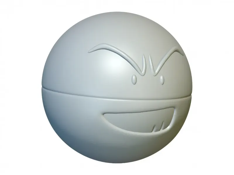 Pokemon Electrode #101 - Prêt pour l'impression 3D !