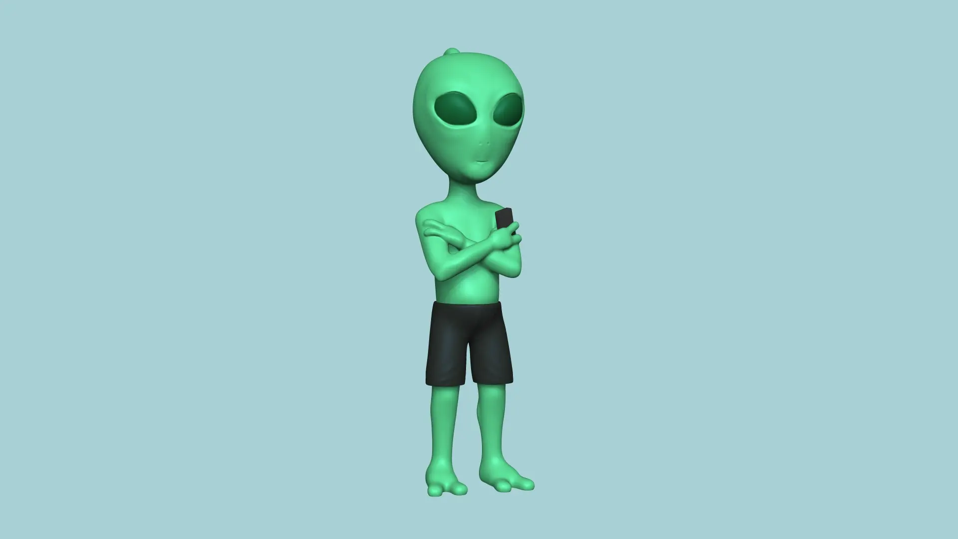 Llavero Alien - Cuerpo Completo Regalo Divertido