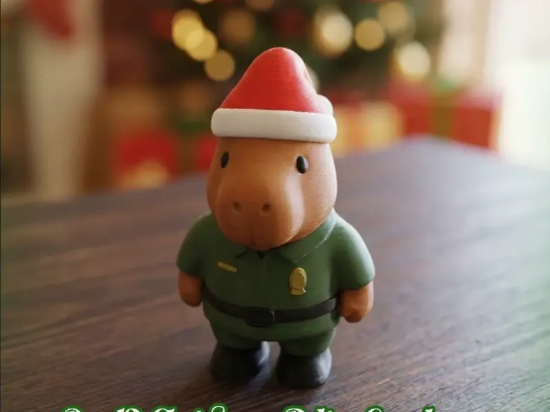 Advent Bolivia | Day 19 Capybara Christmas Police