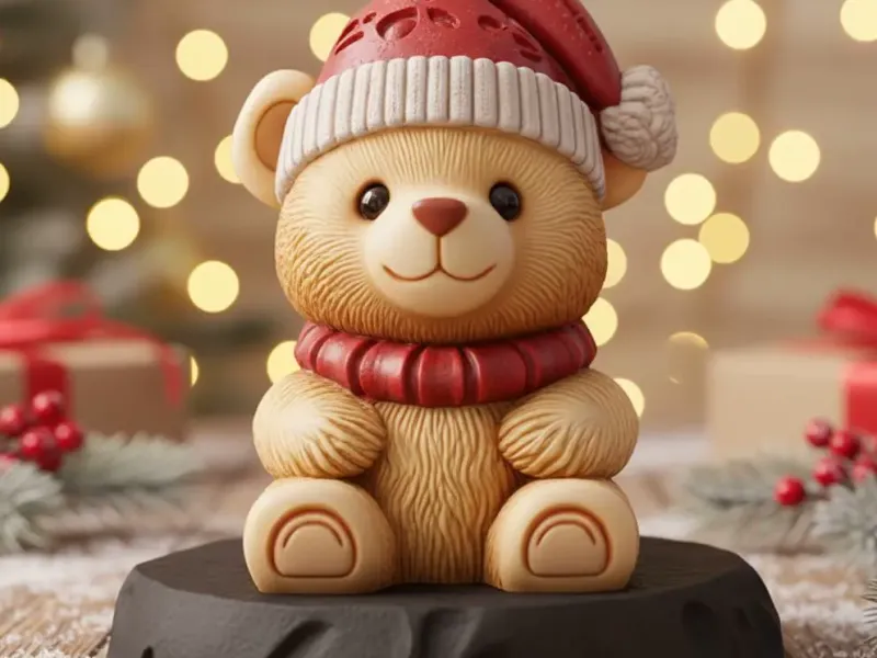 Christmas teddy bear