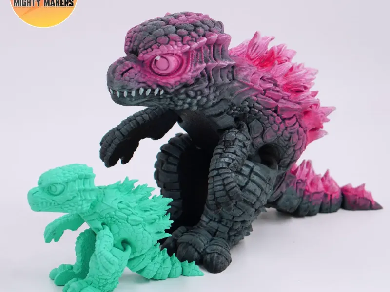 PRINT IN PLACE FLEXI GODZILLA ARTICULATED