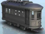 Retro tramway - scenery warhammer miniatures ww2 tabletop mo-0