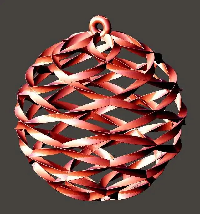 Christmas bulb with lots of slots