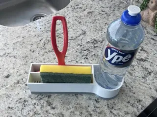 suporte esponja e detergente de cozinha