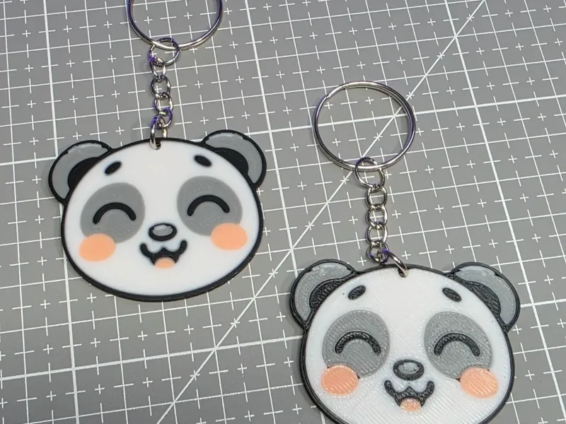 Cute Panda Keychain