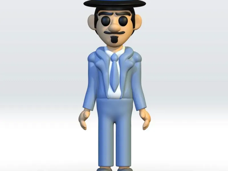 Chaves nightmares professor linguica STL 3D Model 3mf