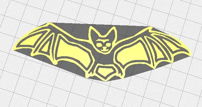 Bat Lamp Halloween Simple Print