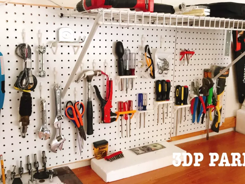 " Pegboard Hooks and Racks "pegboard models, holder