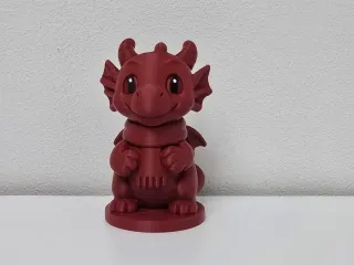 Dragon with Cozy Scarf Holiday Figurine