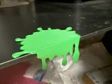 Stain dripping from the edge-0