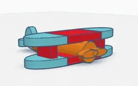 tabletop biplane