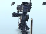 Zyxsin combat robot (22) - sci-fi science fiction future 40k-2