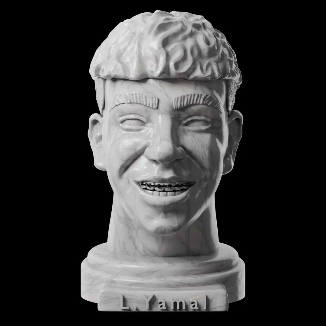 Lamine Yamal Busto