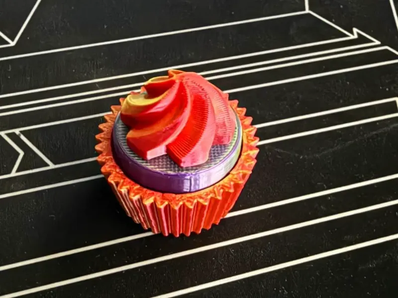 Fidget Clicker Cupcake