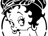 Betty Boop stencil 4-0