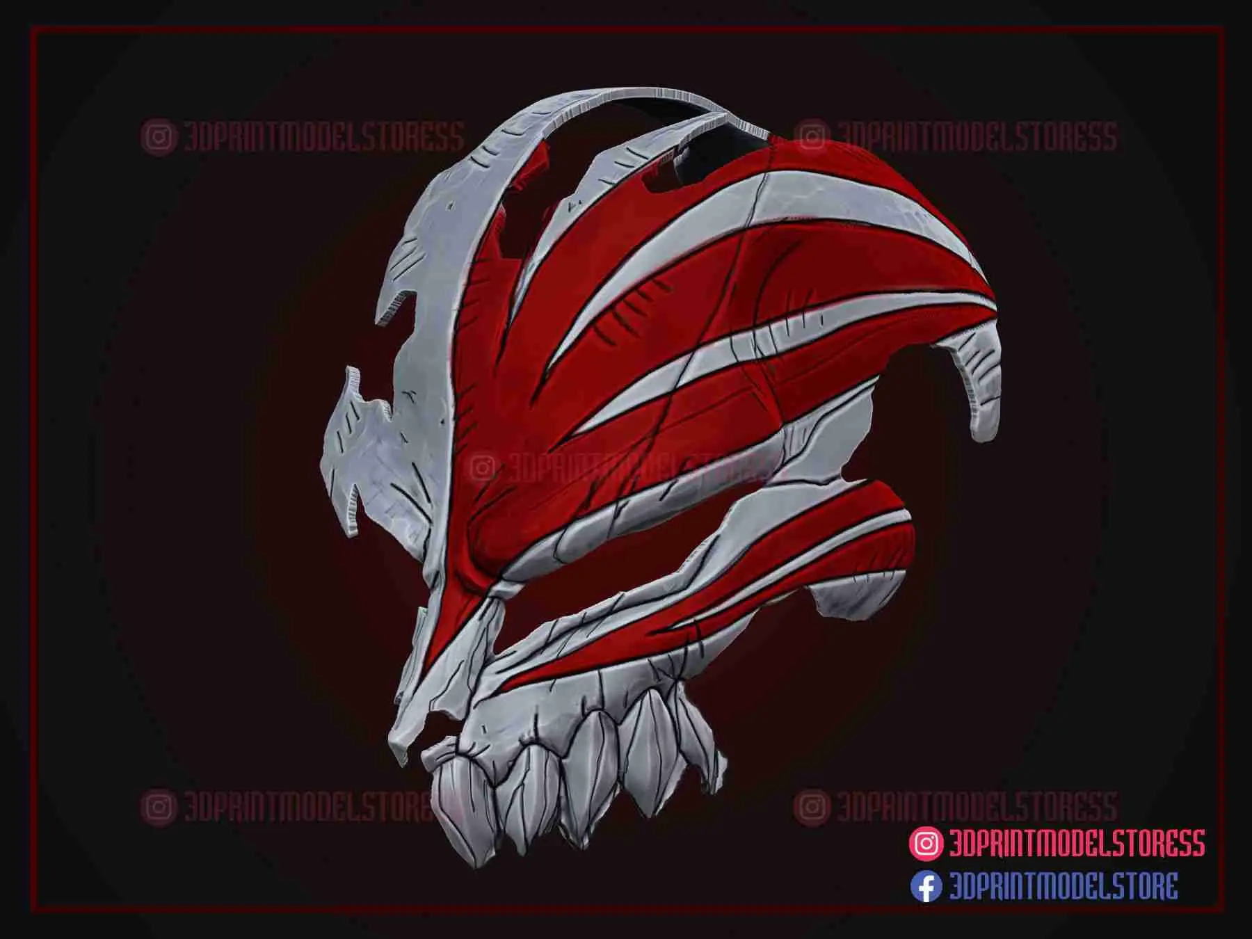 Hollow Mask - Máscara de Cosplay de Bleach Ichigo