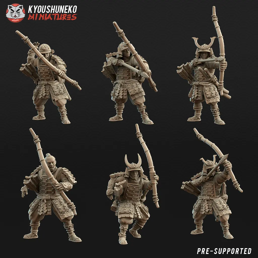 Arcieri samurai giapponesi