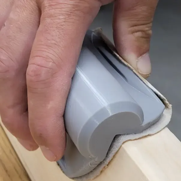 suporte para lixar quina em 90°