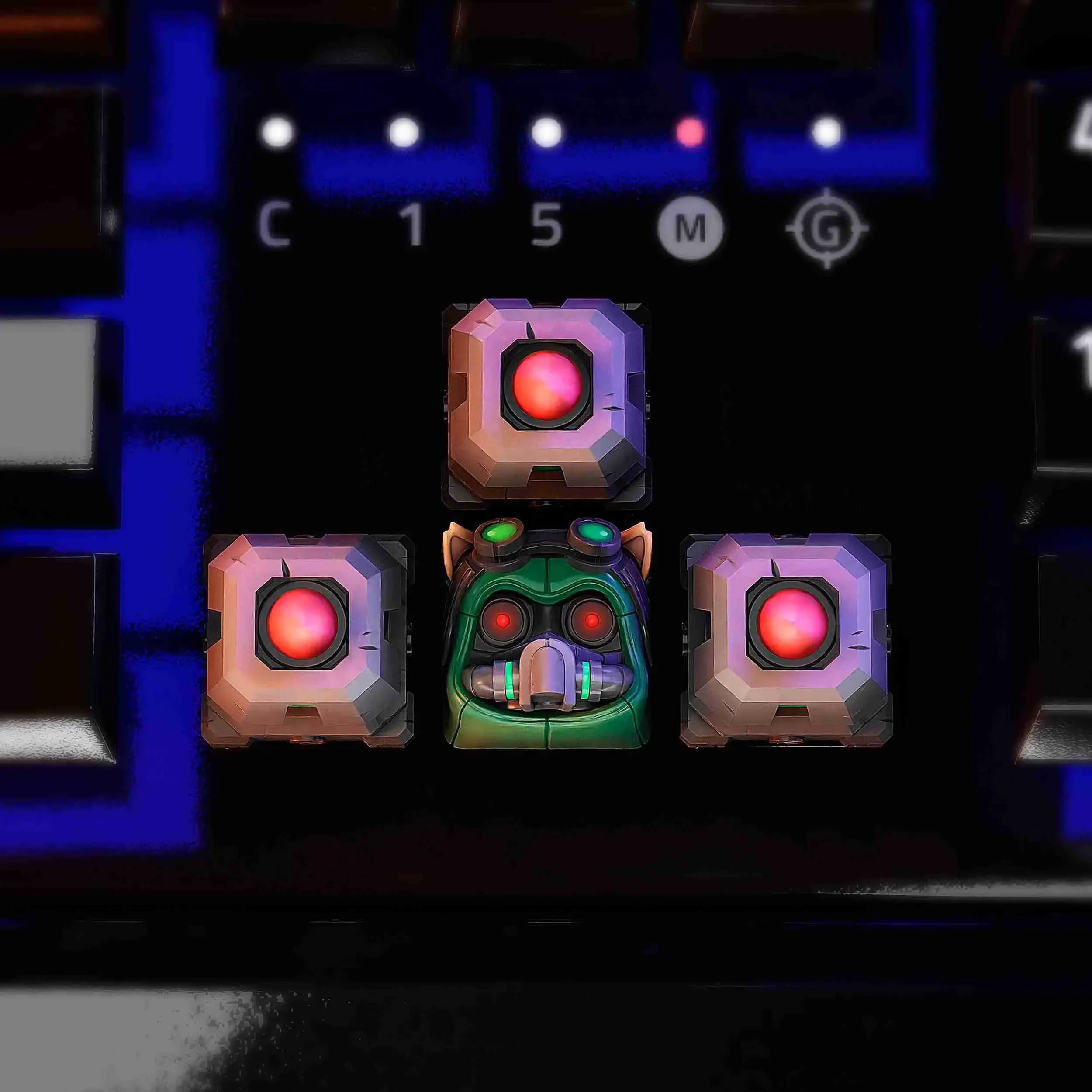 Teemo Omega Squad Keycaps - LOL - Mechanical Keyboard